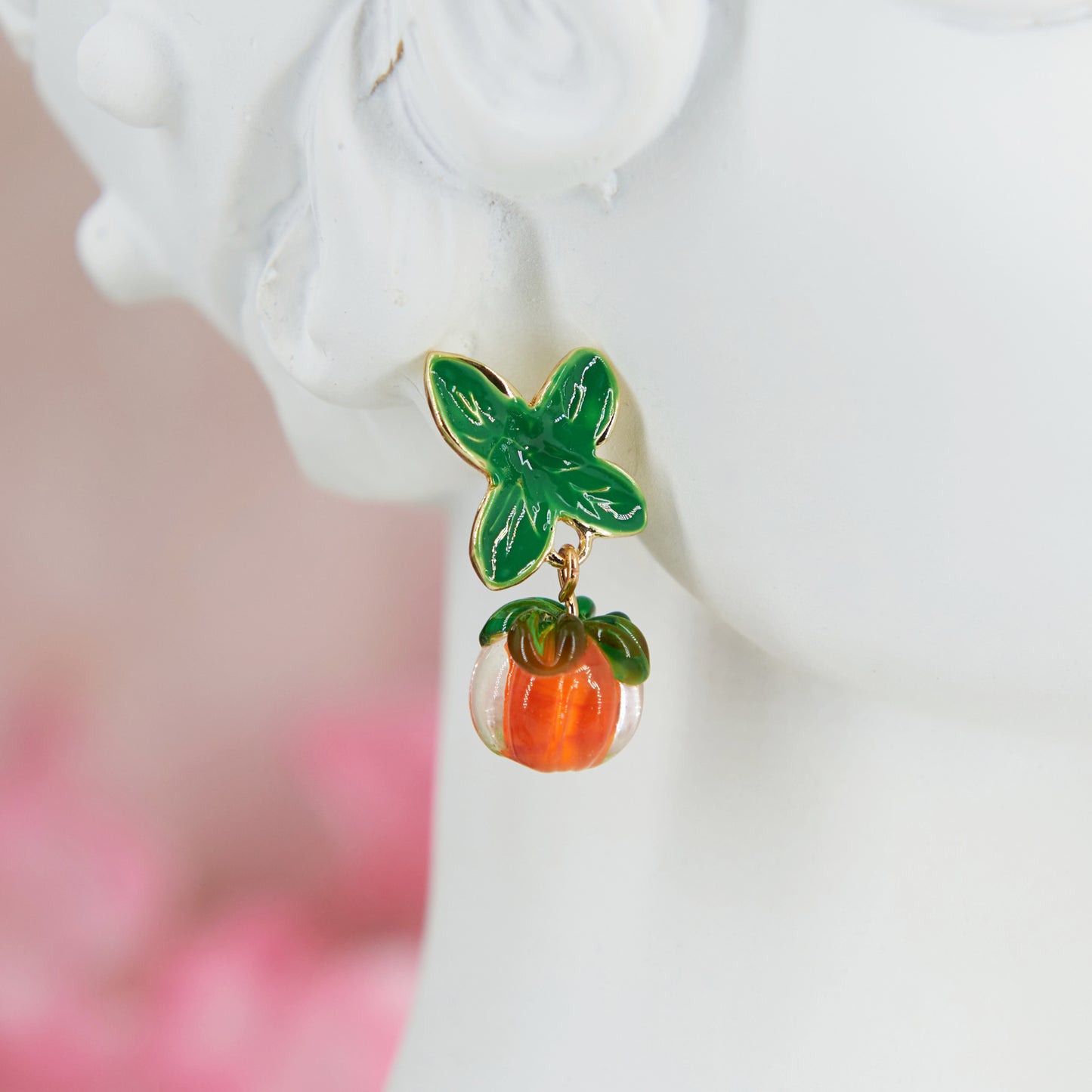 Fruity charm meets cottagecore whimsy in these hand-crafted enamel earrings. Each one a tiny ode to summer orchards and artisan magic.