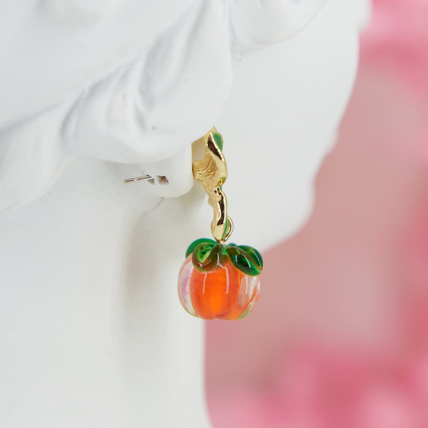 Fruity charm meets cottagecore whimsy in these hand-crafted enamel earrings. Each one a tiny ode to summer orchards and artisan magic.