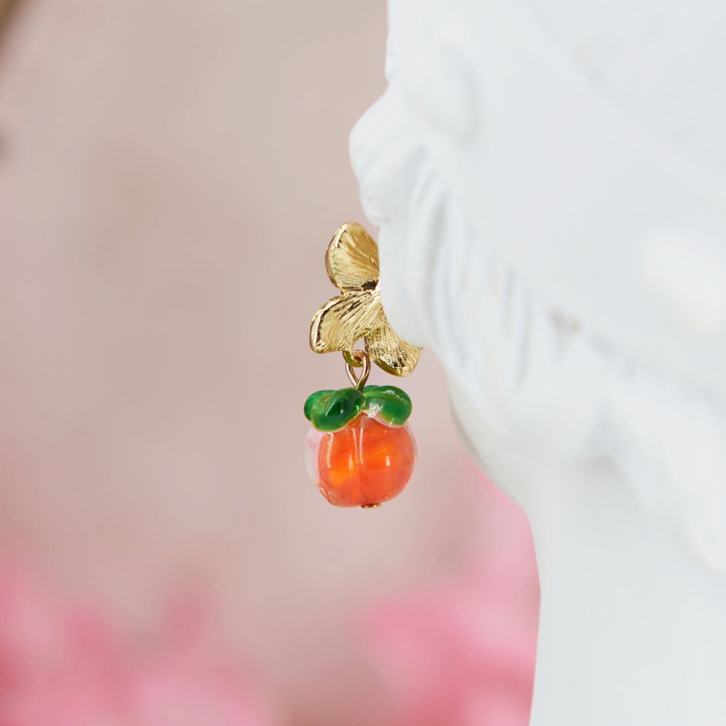 Fruity charm meets cottagecore whimsy in these hand-crafted enamel earrings. Each one a tiny ode to summer orchards and artisan magic.