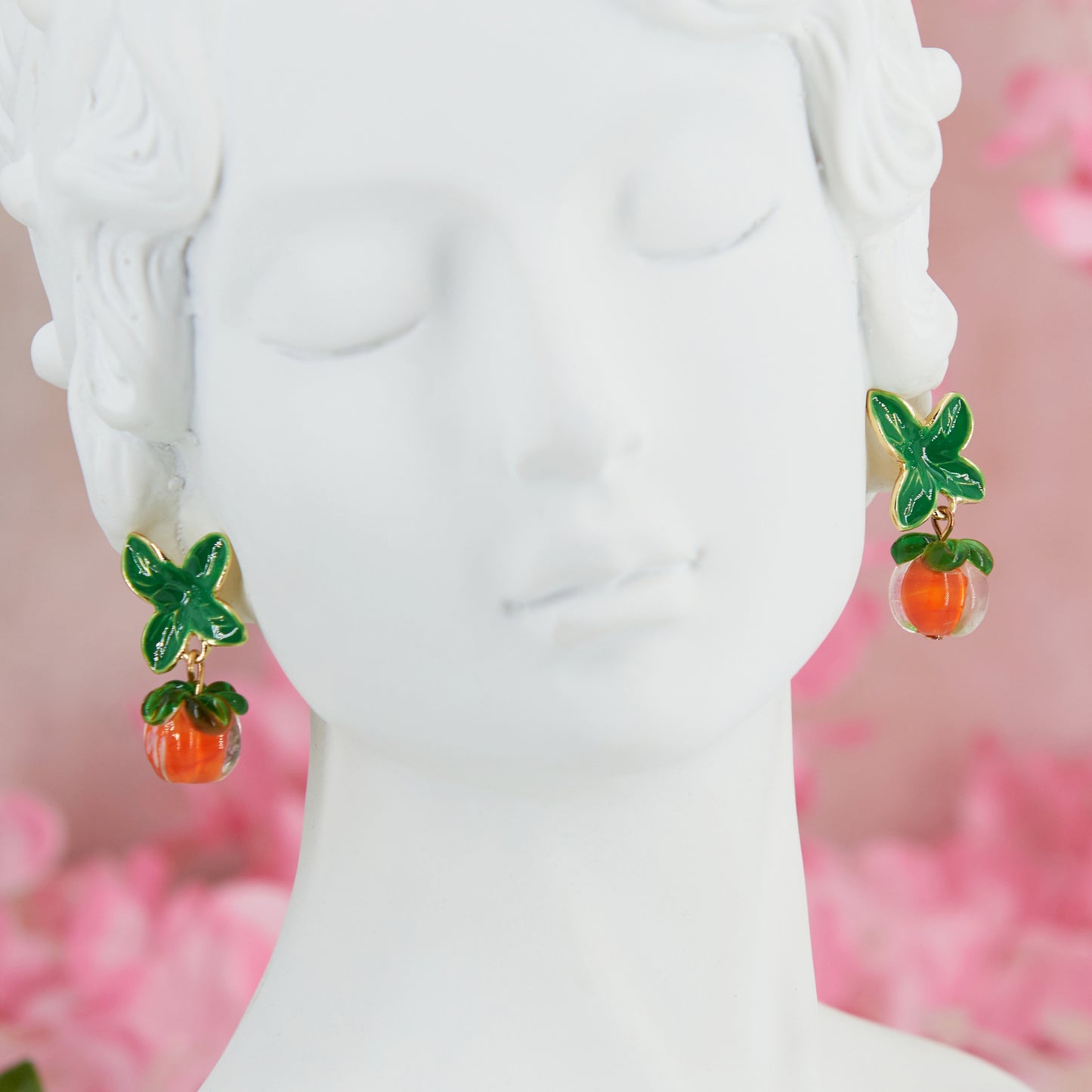 Fruity charm meets cottagecore whimsy in these hand-crafted enamel earrings. Each one a tiny ode to summer orchards and artisan magic.