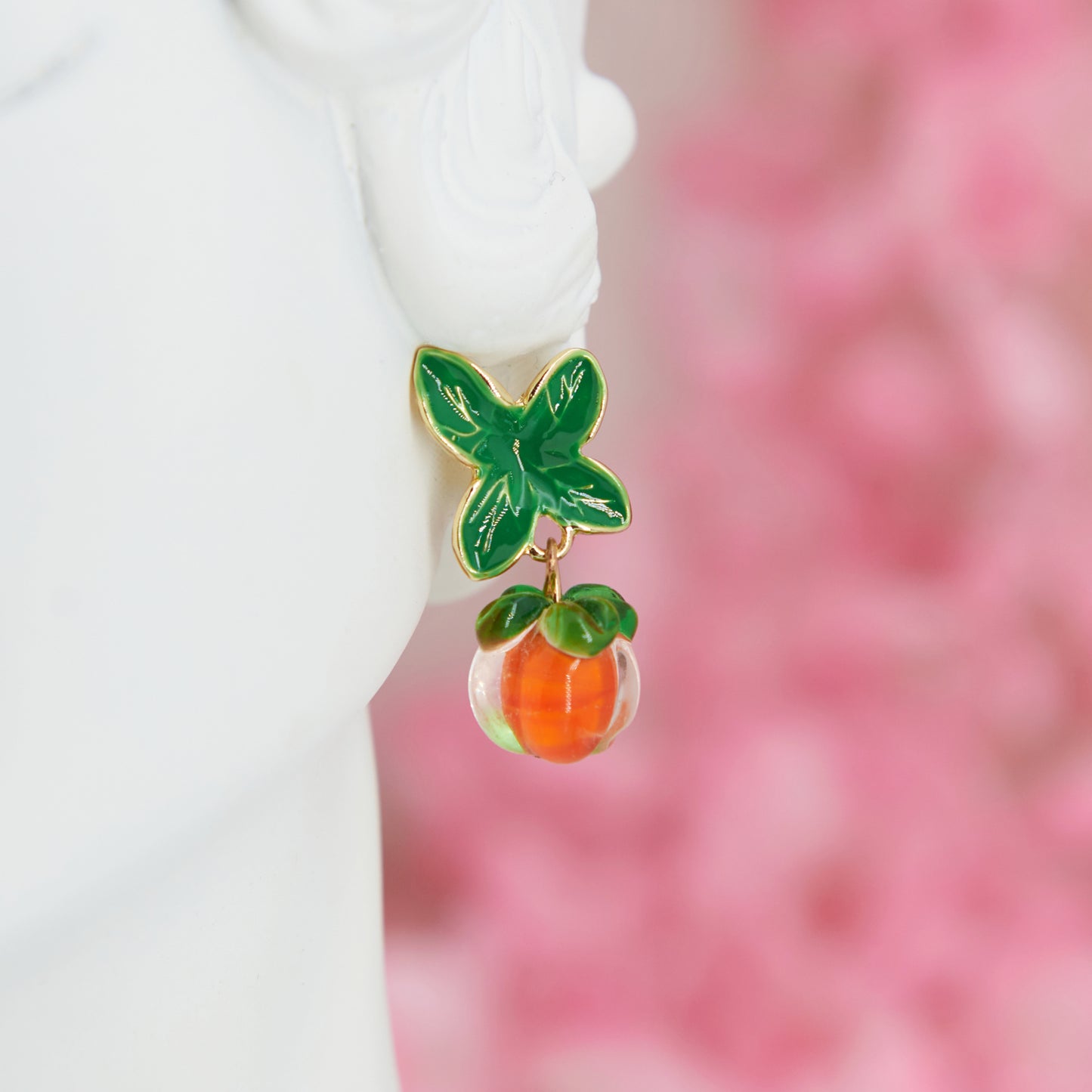 Fruity charm meets cottagecore whimsy in these hand-crafted enamel earrings. Each one a tiny ode to summer orchards and artisan magic.