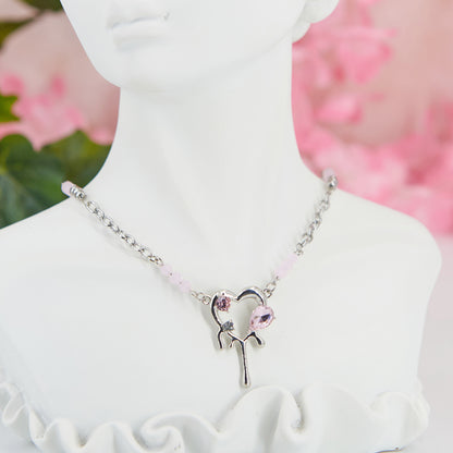 Dripping Heart necklace