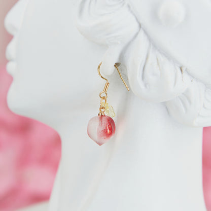 Sweet Peaches earrings